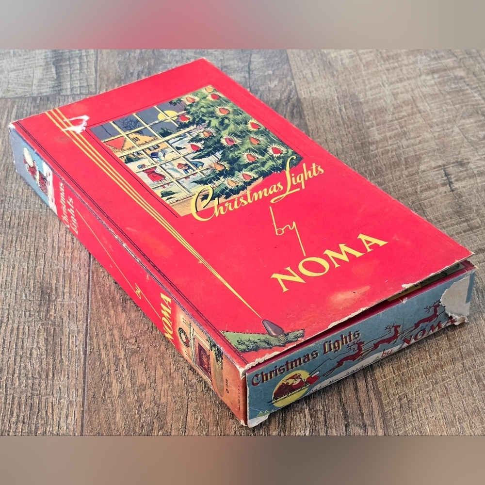 Vintage 1939 Christmas Lights By Noma in Original Box Bakelite C7 - Picture 8 of 8
